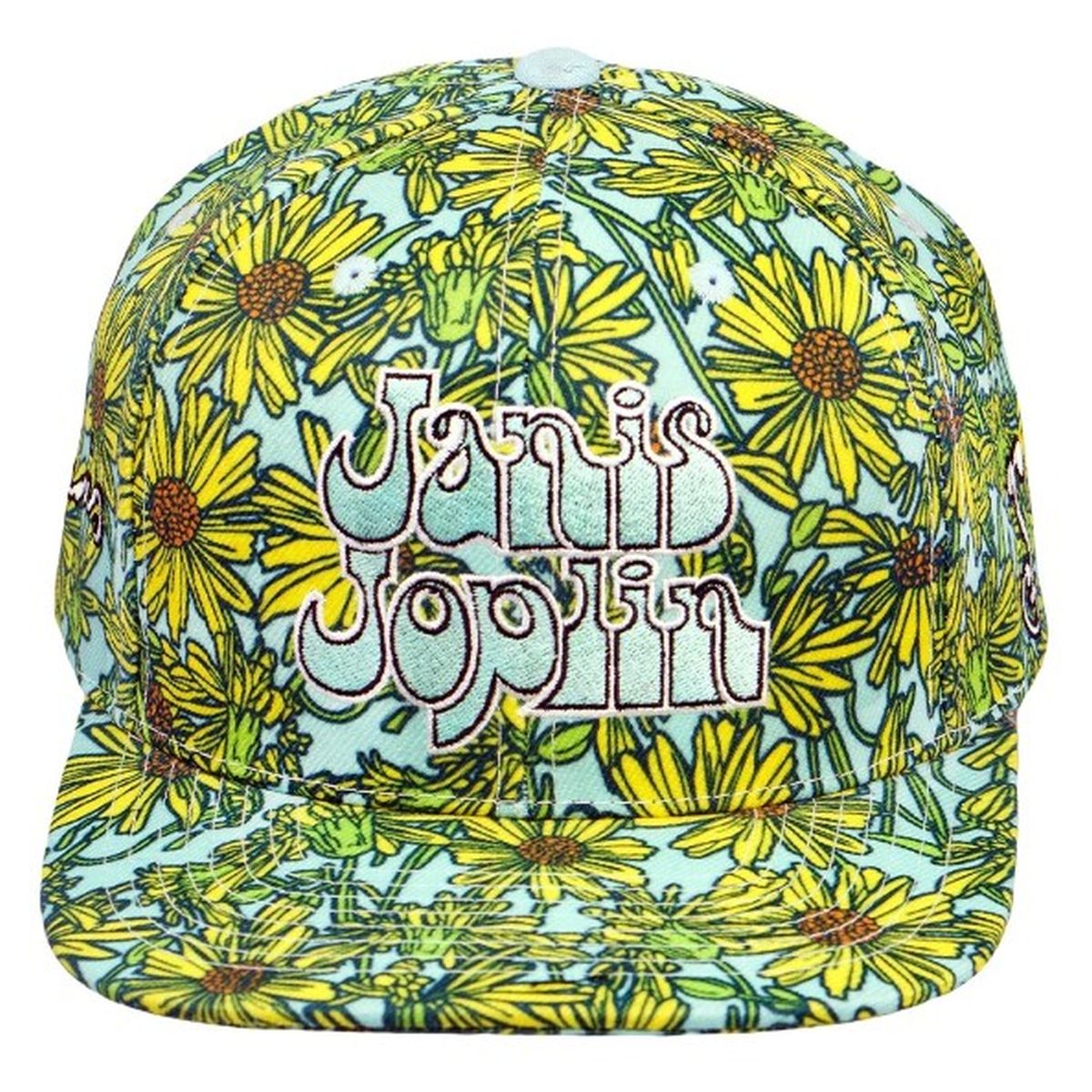 Janis Joplin Yellow Daisies Snapback Hat