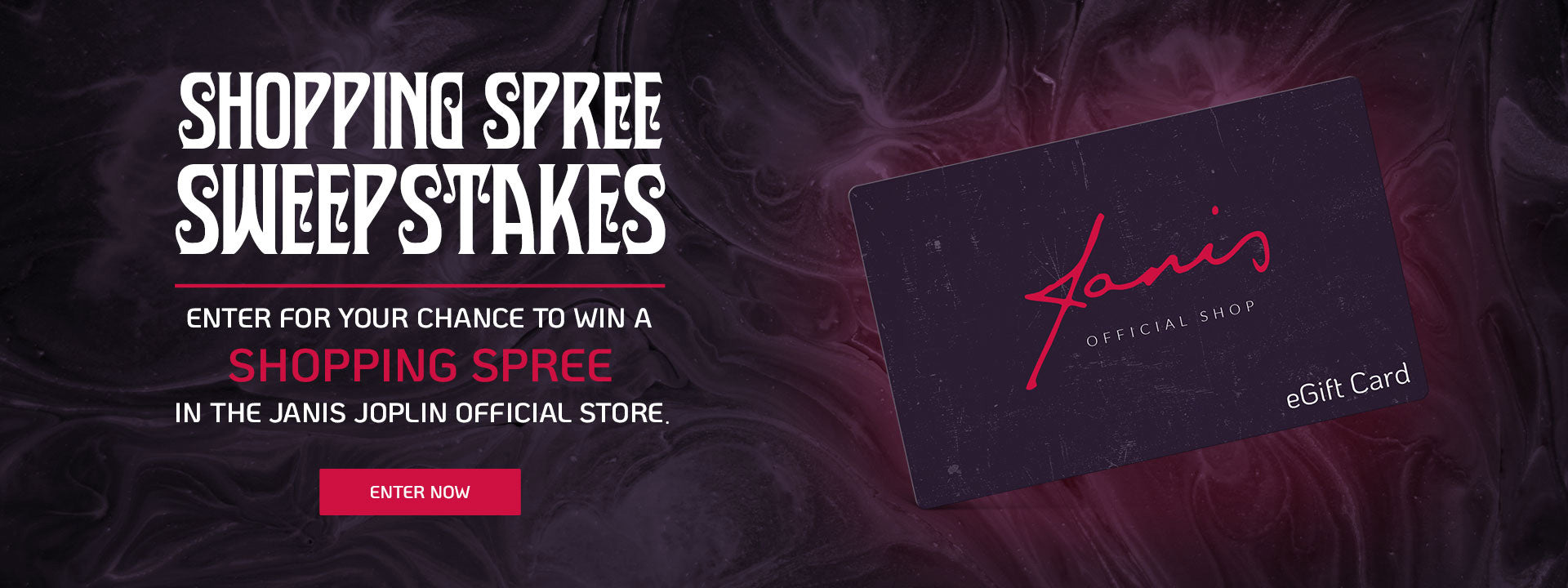 Enter for your chance to win a shopping spree!