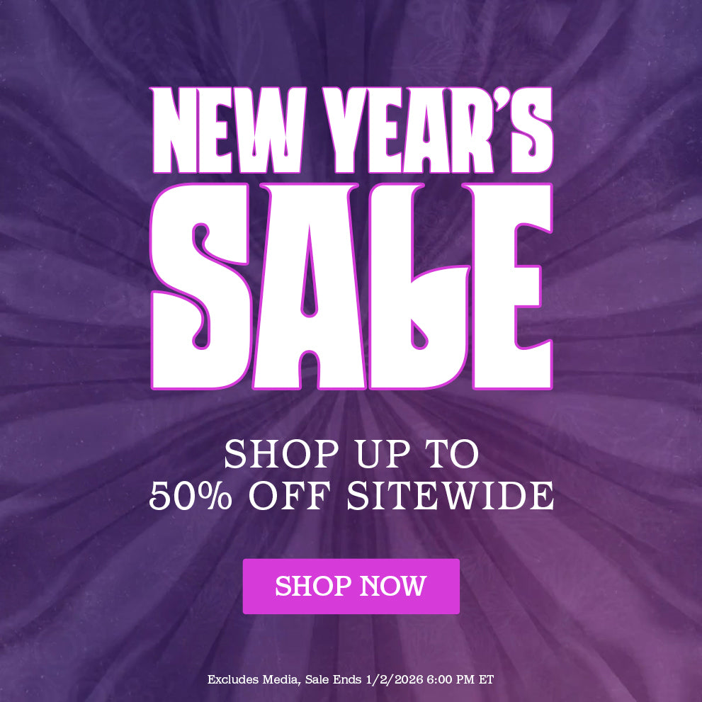 End of Year Sale! Save up to 50% Storewide! Media and Some Exclusions Apply. Sale Ends 01/02/2026 6:00 PM ET.