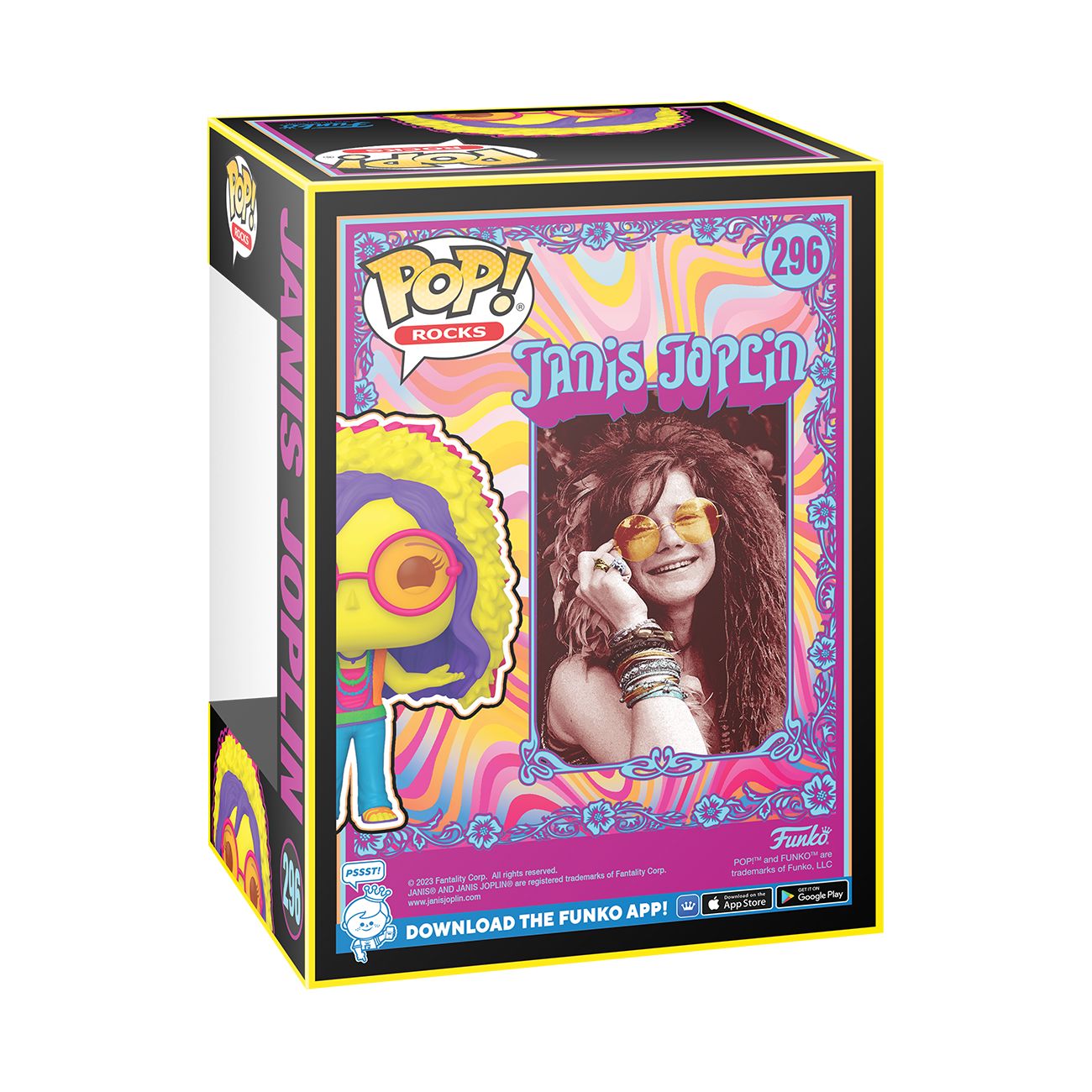 Janis Joplin Blacklight Funko Pop!