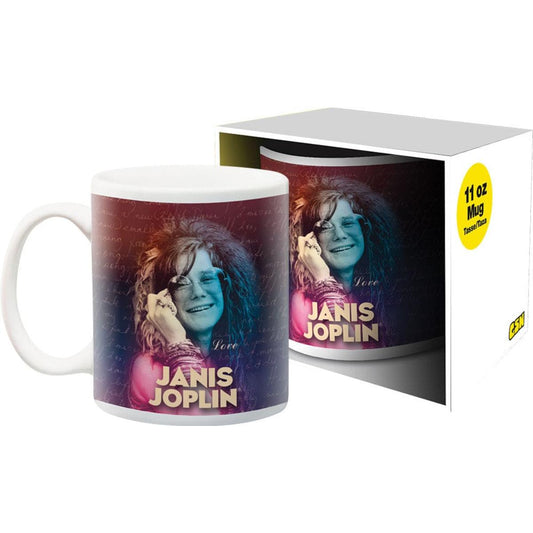 Janis Joplin Love Boxed Mug