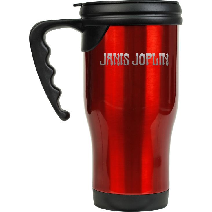 Red Logo Travel Mug