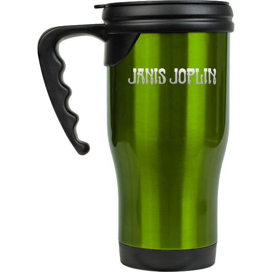 Green Logo Travel Mug