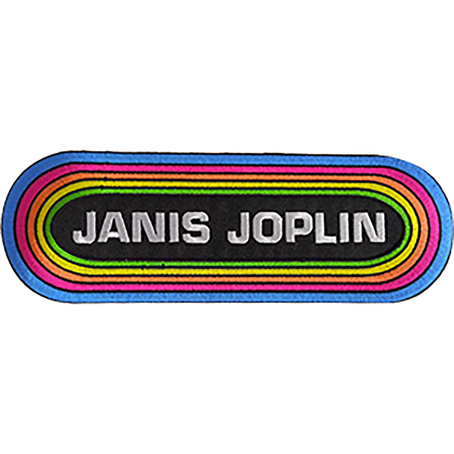 Janis Joplin KMET 9.5"x3.25" Oversized Patch