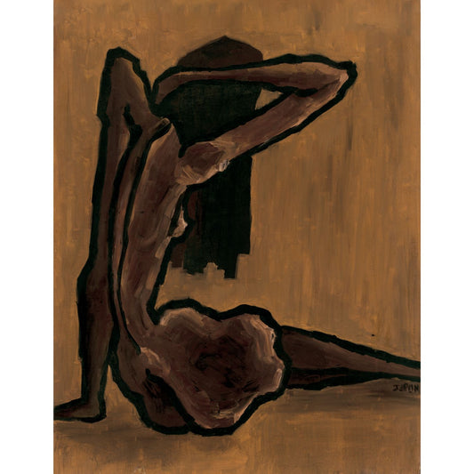 Janis Joplin "Reclining Woman" Art Greeting Card