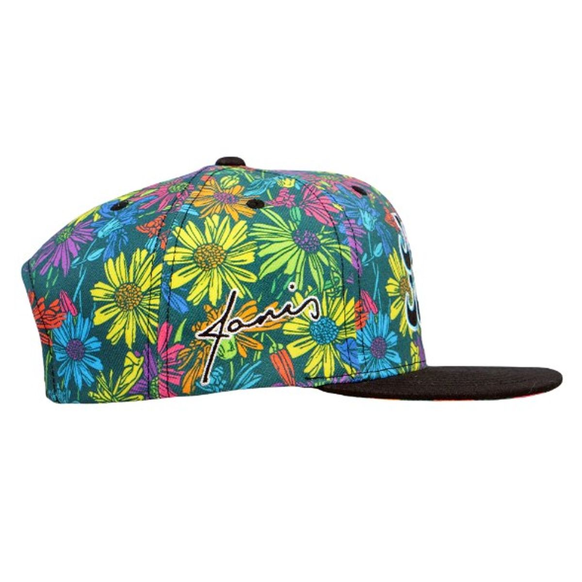 Janis Joplin Rainbow Daisies Snapback Hat