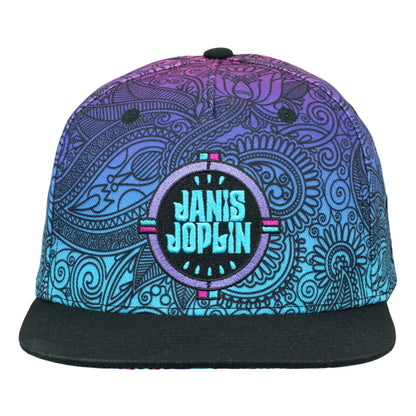 Janis Joplin Cosmic Paisley Snapback Hat