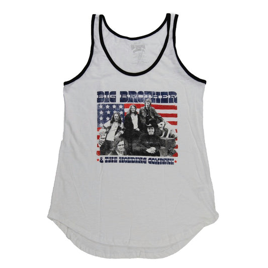 Ladies Stars & Stripes Ringer Tank