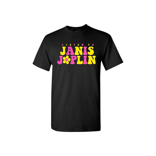 Listen To Janis Joplin Daisy T-Shirt