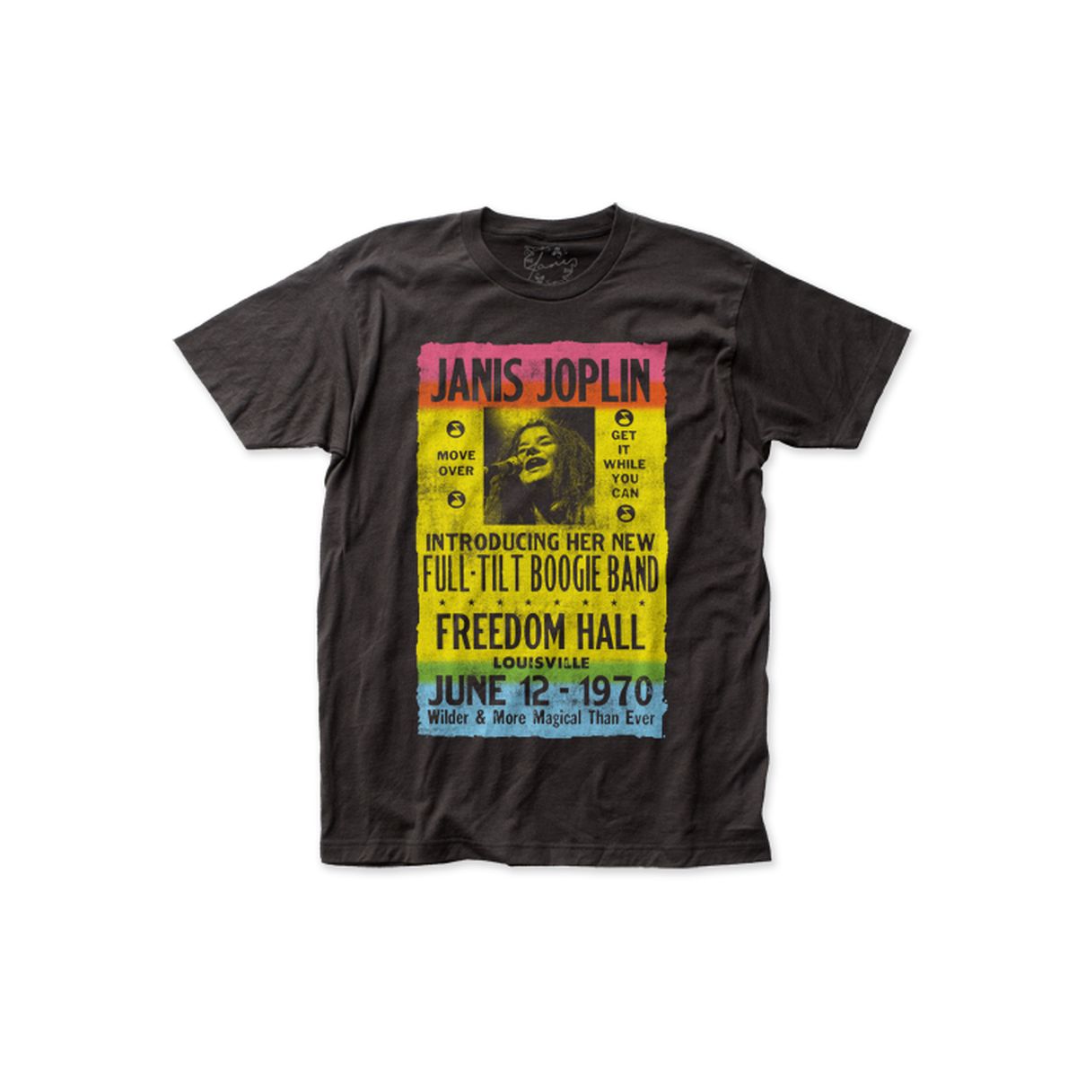 Janis Joplin Freedom Hall Poster T-shirt