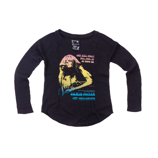 Janis Joplin Madison Square Garden Long Sleeve Ladies T-shirt