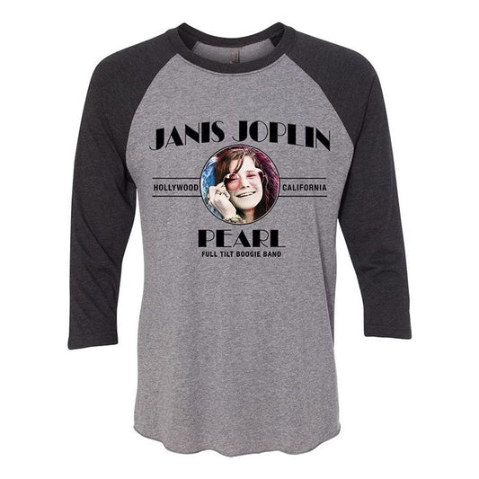 Janis Joplin Pearl 3/4 Sleeve Raglan