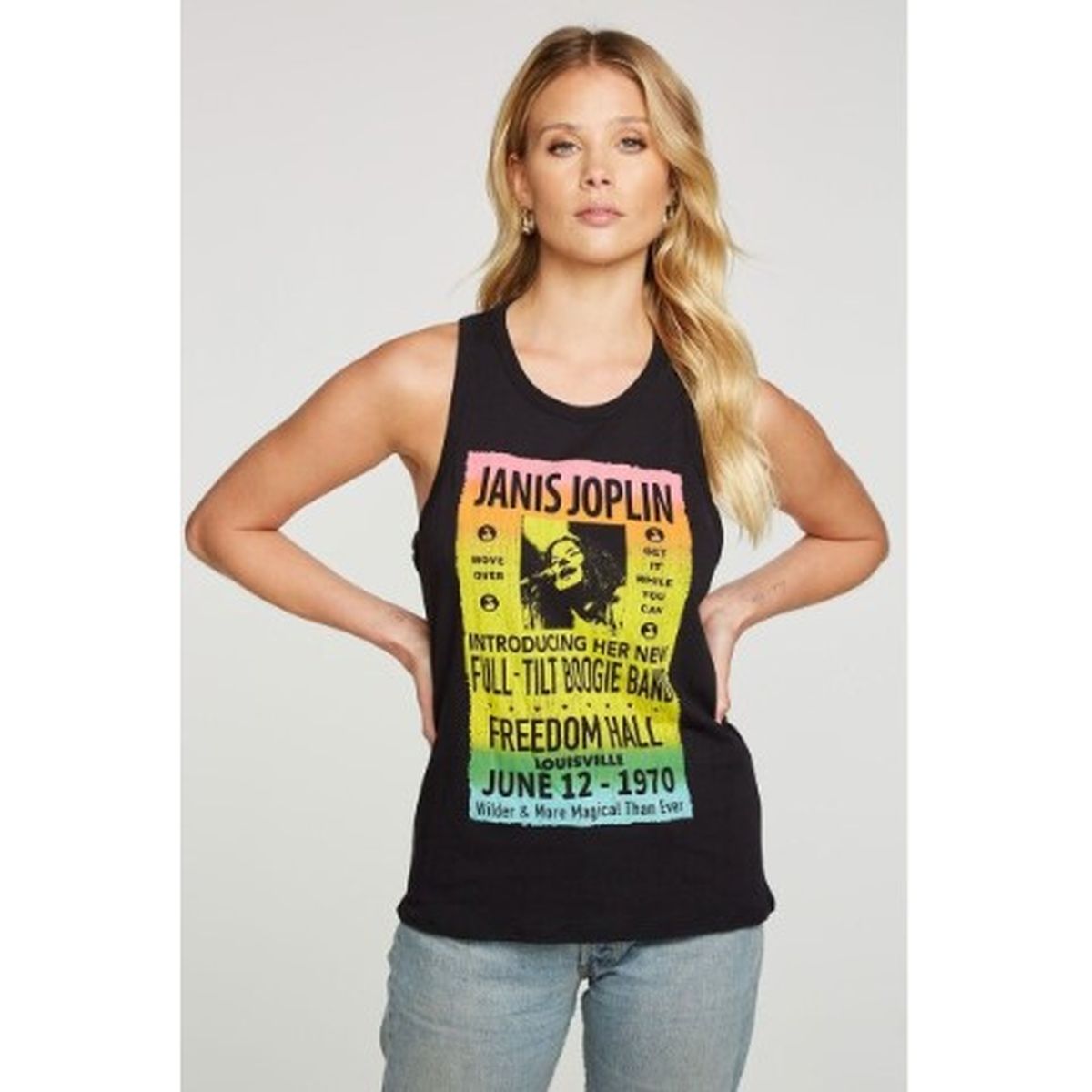 Janis Joplin Freedom Hall Womens Tank Top