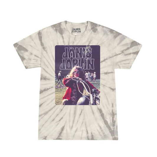 Janis Joplin Greatest Hits Tie Dye T-shirt