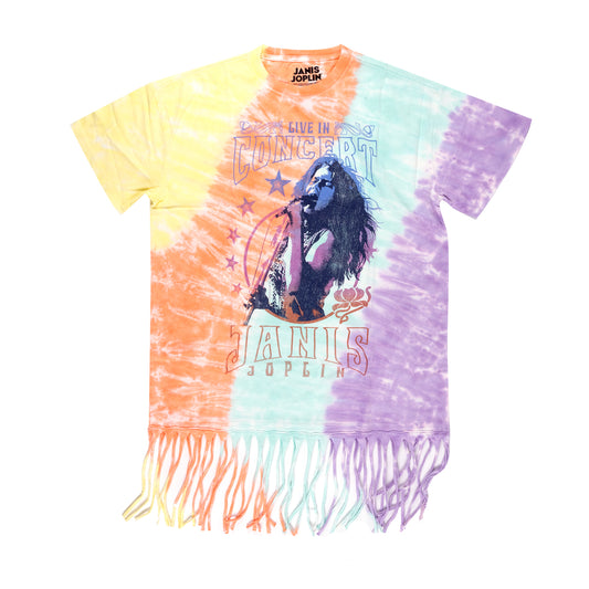 Janis Concert Multi-color Fringe T-shirt